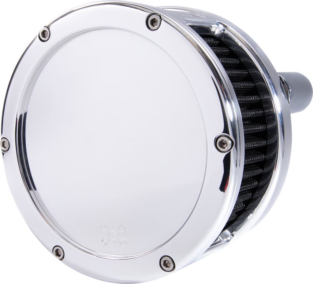 FEULING PARTS BA Series Chrome Air Cleaner Kit with Black Filter - Part 5537