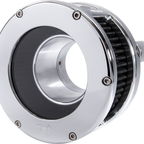 FEULING PARTS BA Series Air Cleaner Kit - Chrome with Black Filter Part 5538