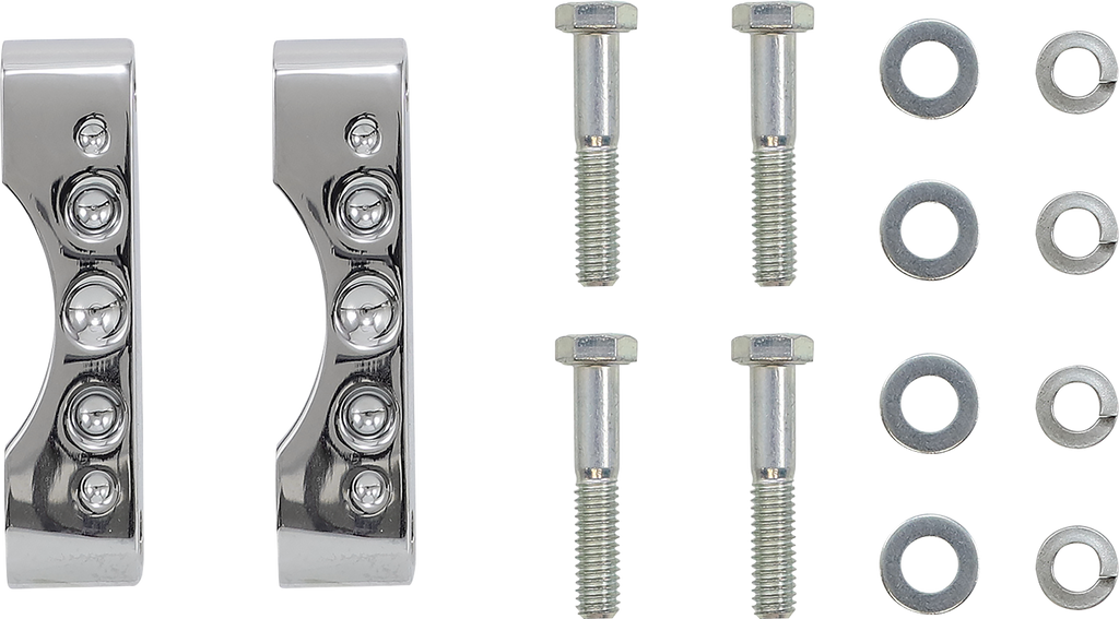 PAUL YAFFE BAGGER NATION Cafe Front Fender - 19" Wheel - With Chrome Spacers PYO:CAFE-19-13E-C - Team Dream Rides