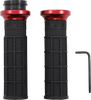 ODI Hart-Luck Signature V-Twin Lock-On™ Grips - TBW - Black/Red V31HTW-BB-R