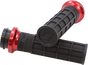 ODI Hart-Luck Signature V-Twin Lock-On™ Grips - TBW - Black/Red V31HTW-BB-R
