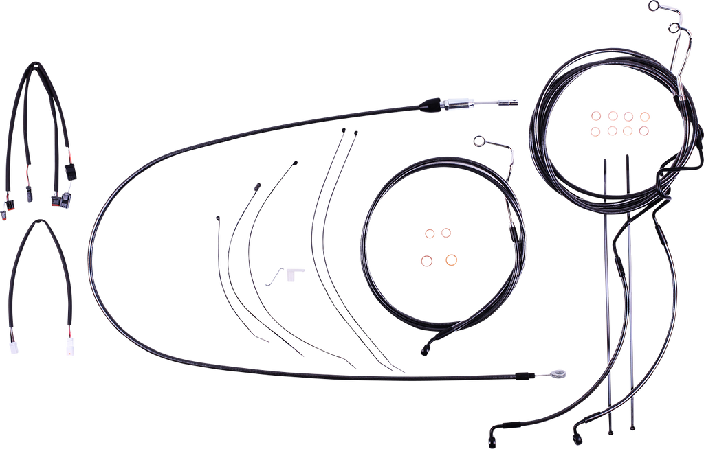 MAGNUM SHIELDING Black Pearl* Designer Handlebar Installation Kit 4871222 - Team Dream Rides