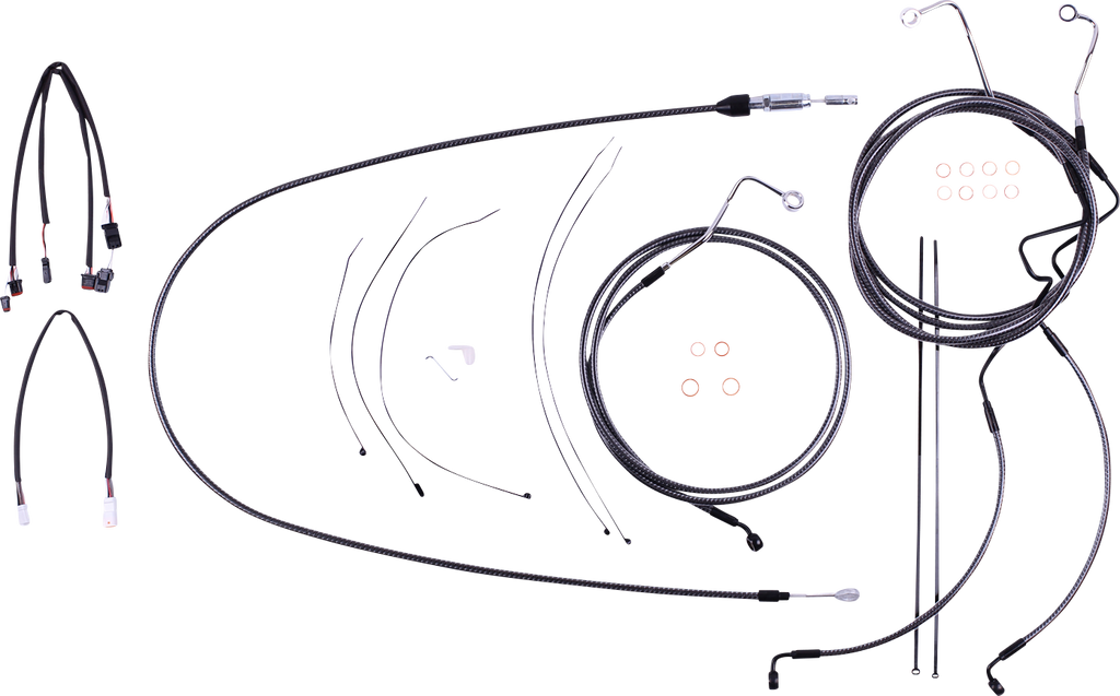 MAGNUM SHIELDING KARBONFIBR Designer Handlebar Installation Kit 7871223 - Team Dream Rides