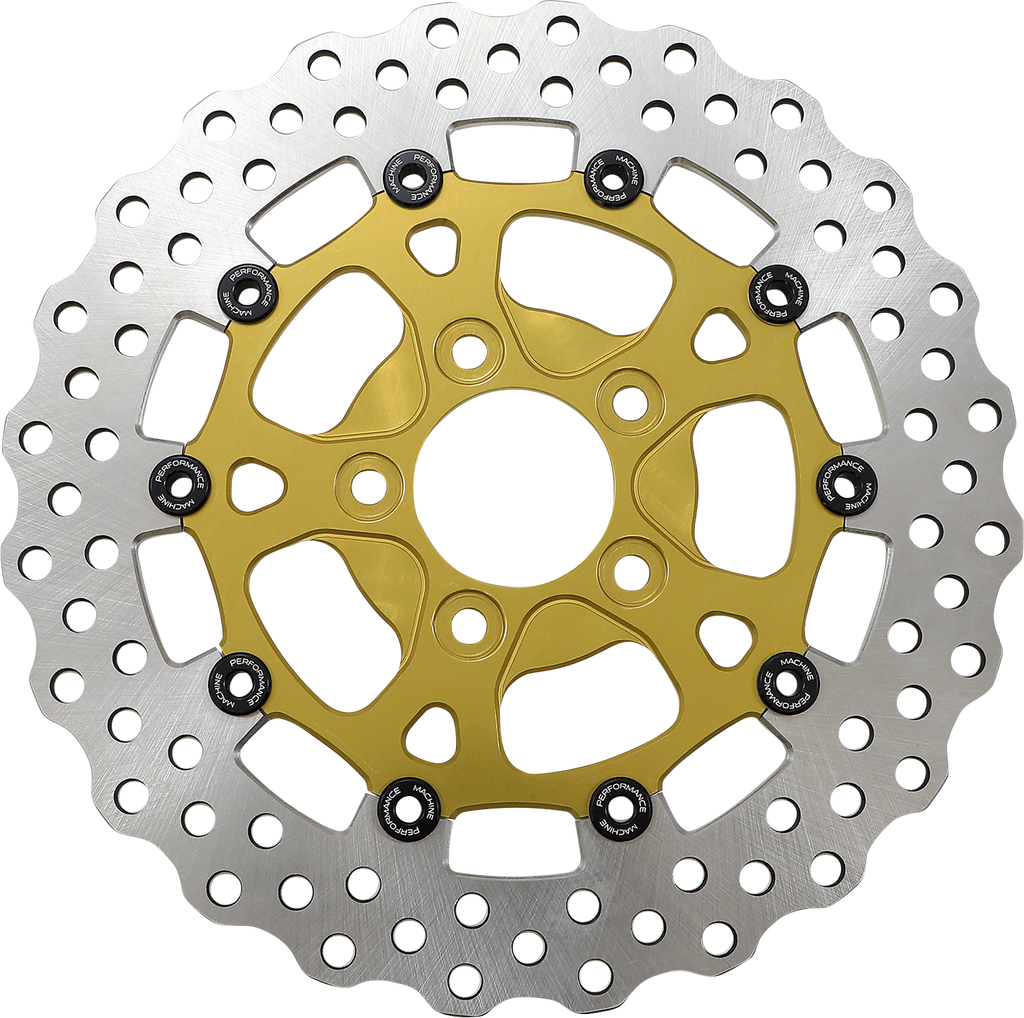 PERFORMANCE MACHINE (PM) Dominator Rotor - Rear - 11.5" - Gold 0133-1536S-G