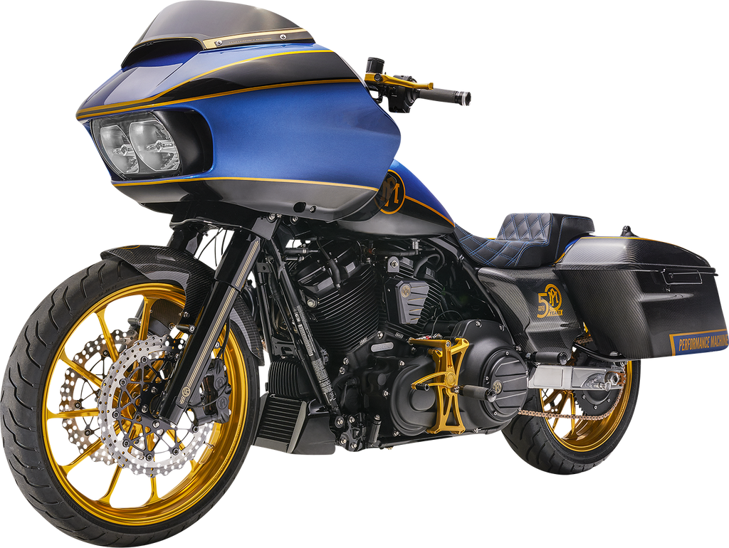 PERFORMANCE MACHINE (PM) Speedstar Rotor - Front - 11.5" - Black 0133-1538S-B - Team Dream Rides