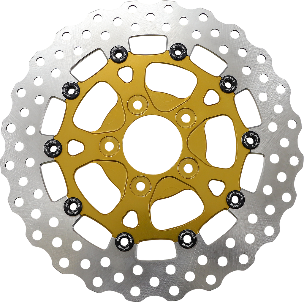 PERFORMANCE MACHINE (PM) Dominator Rotor - Front - 11.5" - Gold 0133-1535S-G