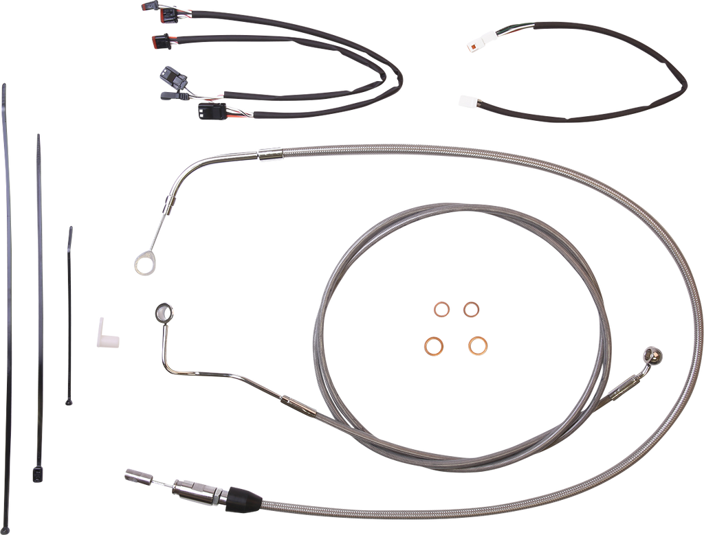 MAGNUM SHIELDING XR Handlebar Installation Kit - Stainless Steel/Chrome 5891171 - Team Dream Rides