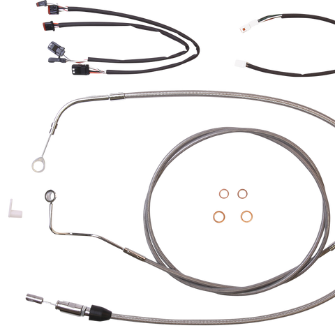 MAGNUM SHIELDING XR Handlebar Installation Kit - Stainless Steel/Chrome 5891171 - Team Dream Rides