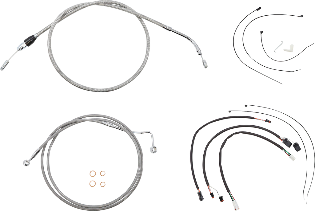 MAGNUM SHIELDING XR Handlebar Installation Kit - Stainless Steel/Chrome 5891171 - Team Dream Rides