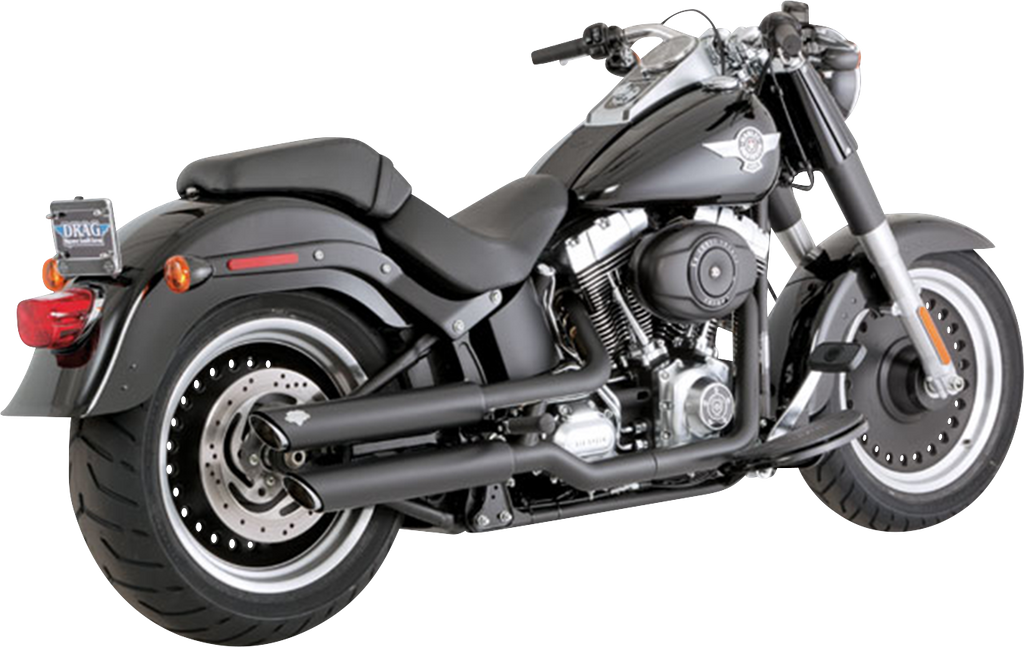 Vance & Hines 3-Inch Twin Slash Slip-On Mufflers with PCX Technology, Black – Part 46343