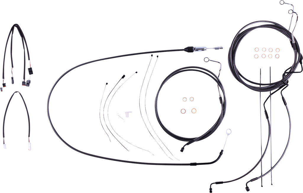 MAGNUM SHIELDING Black Pearl* Designer Handlebar Installation Kit 4871191 - Team Dream Rides