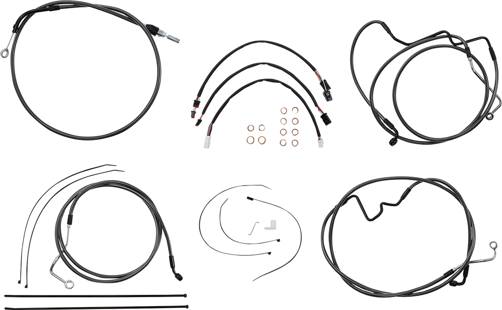 MAGNUM SHIELDING Black Pearl* Designer Handlebar Installation Kit 4871191 - Team Dream Rides