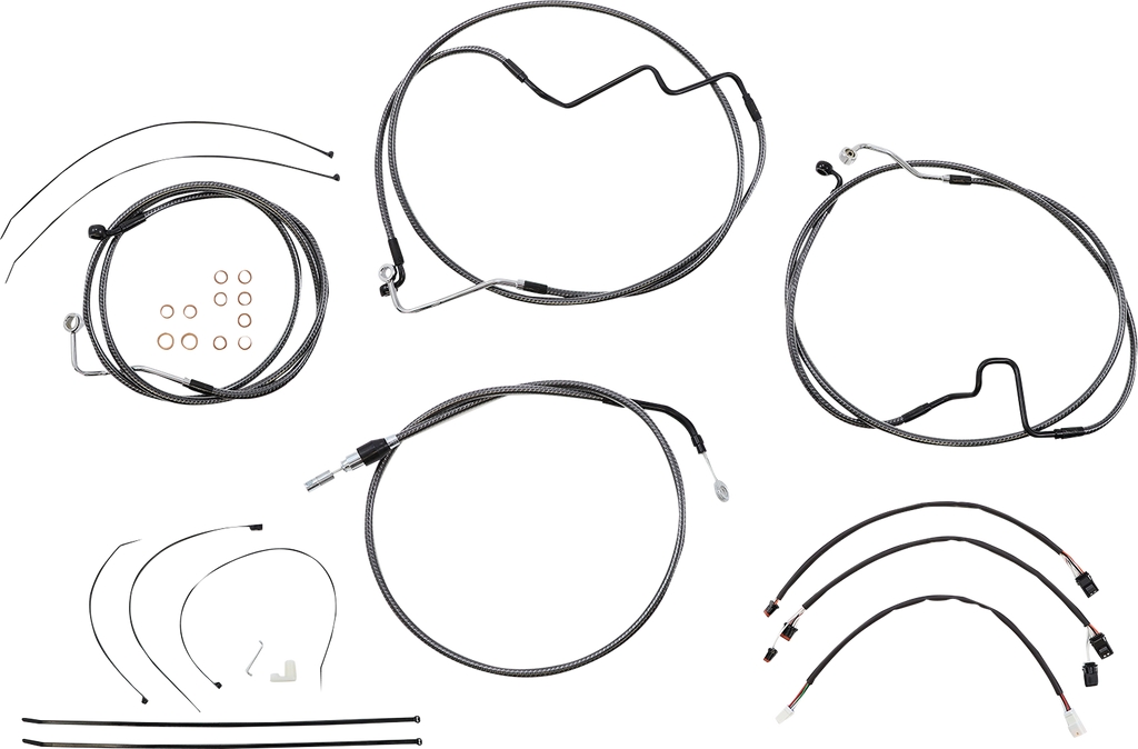 MAGNUM SHIELDING KARBONFIBR Designer Handlebar Installation Kit 7871191 - Team Dream Rides