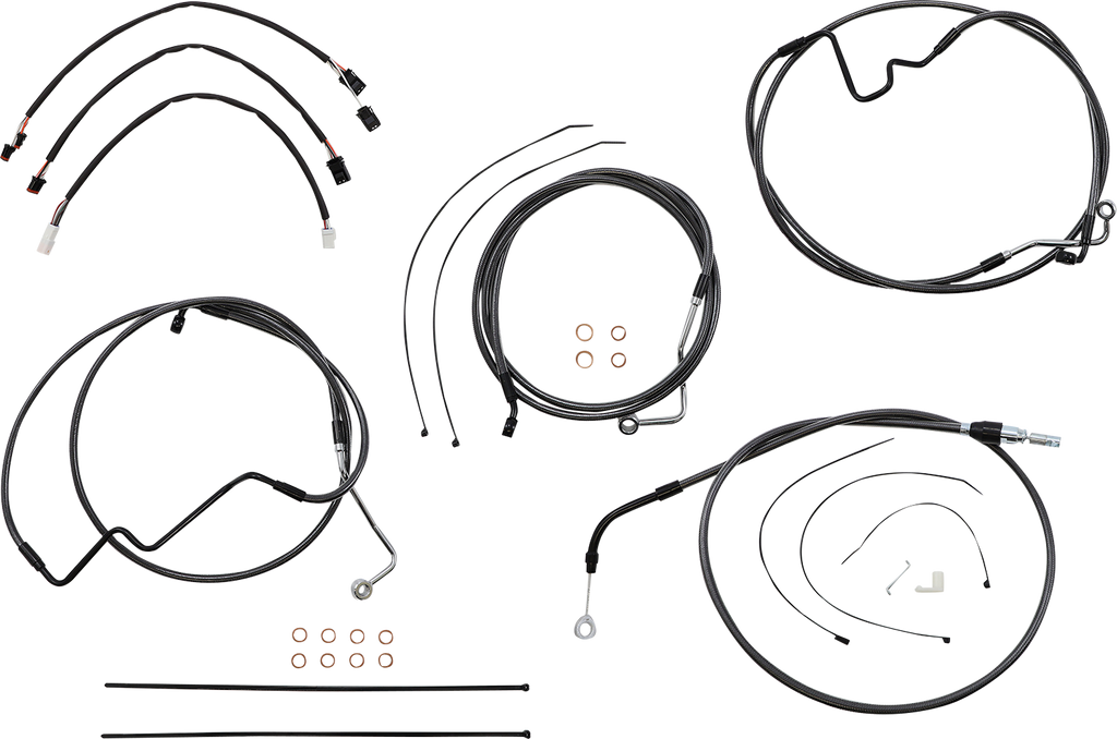 MAGNUM SHIELDING Black Pearl* Designer Handlebar Installation Kit 4871192 - Team Dream Rides