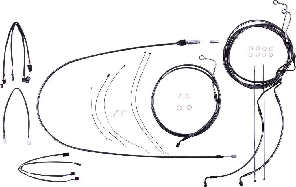 MAGNUM SHIELDING Black Pearl* Designer Handlebar Installation Kit 4871201 - Team Dream Rides