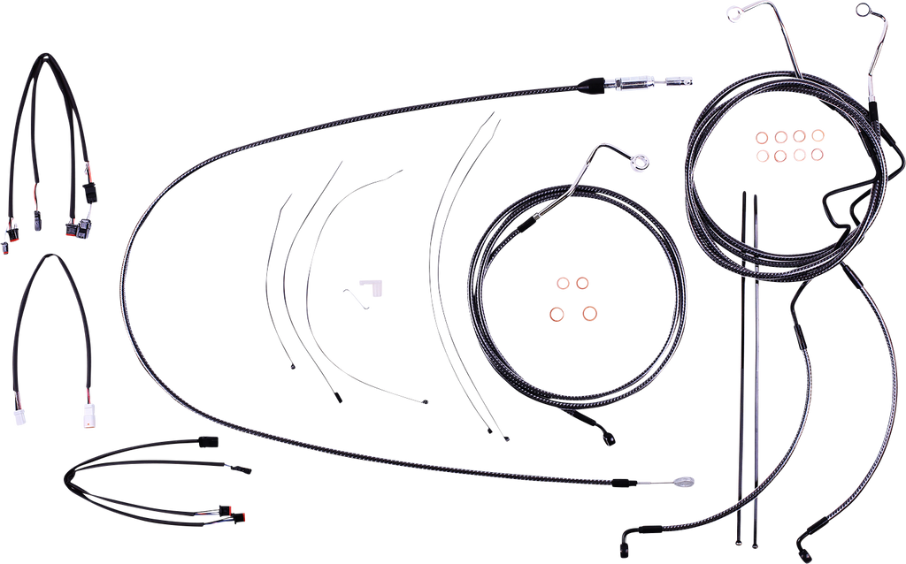 MAGNUM SHIELDING KARBONFIBR Designer Handlebar Installation Kit 7871202 - Team Dream Rides