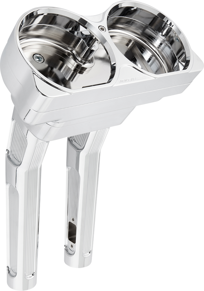 ARLEN NESS Method Kickback Handlebar Riser - 10 inch Chrome 520-033