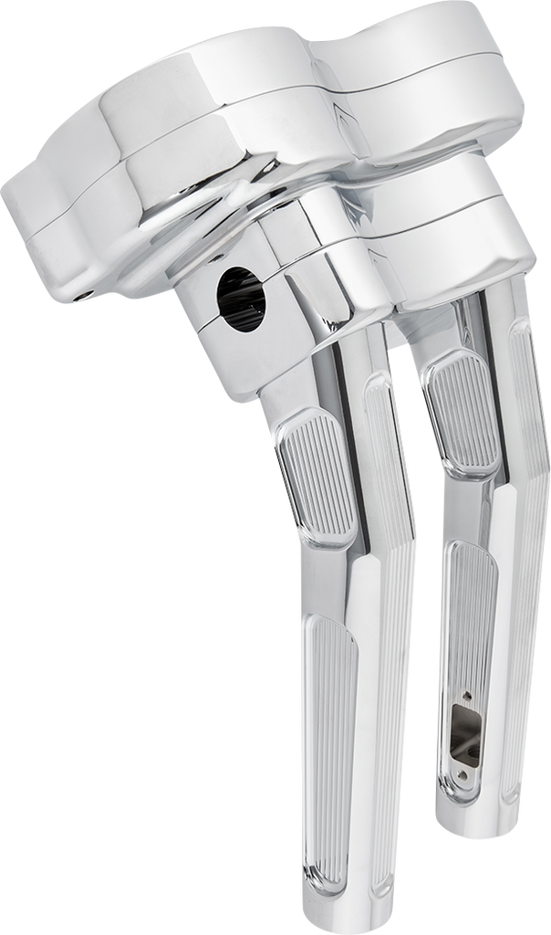 ARLEN NESS Method Kickback Handlebar Riser - 10 inch Chrome 520-033