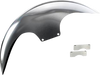PAUL YAFFE BAGGER NATION Cafe Front Fender - 21" - Chrome Adaptors PYO:CAFE-21-14L-C - Team Dream Rides