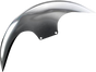 PAUL YAFFE BAGGER NATION Cafe Front Fender - 21" - Chrome Adaptors PYO:CAFE-21-14L-C - Team Dream Rides