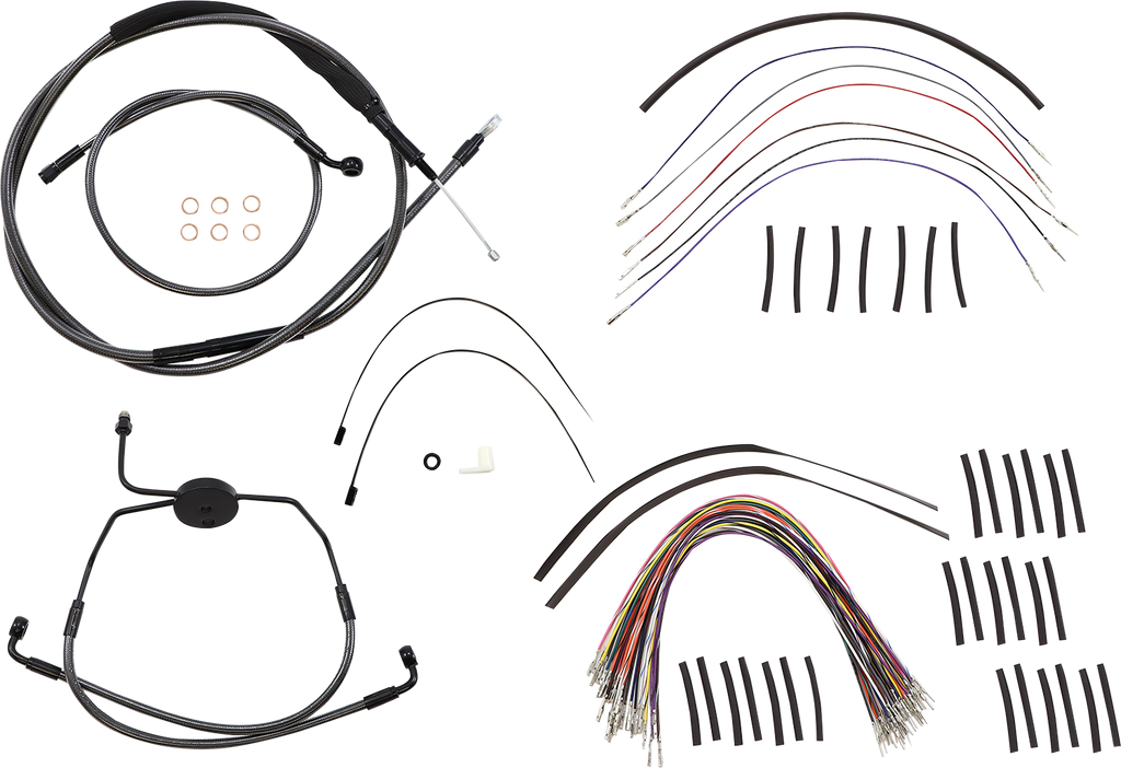 MAGNUM SHIELDING Handlebar Kit - Viking - 14" - Black Pearl* 48830-414 - Team Dream Rides