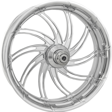 PERFORMANCE MACHINE (PM) Wheel - Supra - Front - Dual Disc/with ABS - Chrome - 21x3.5 - '08+ FL 12047106RSUPAJC - Team Dream Rides