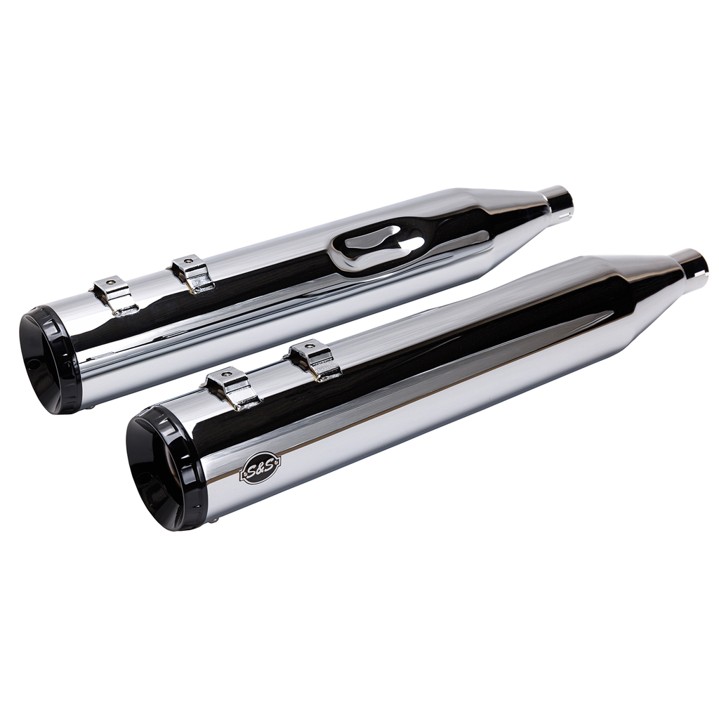 S&S CYCLE 4-1/2" GNX Slip-On Mufflers - Chrome 550-1079 - Team Dream Rides