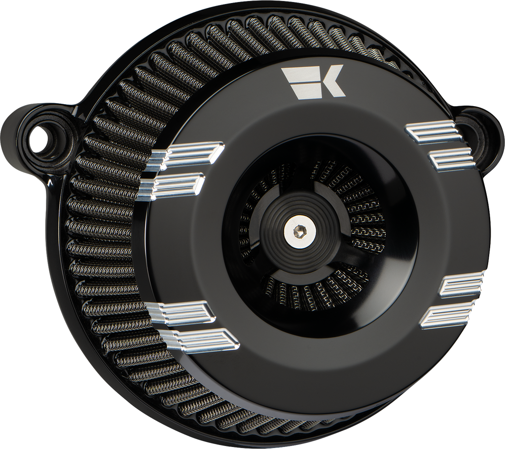 KHROME WERKS Instigator Air Cleaner Klassic Black M8 Part 250100