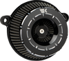 KHROME WERKS Instigator Air Cleaner – Tracer Black with Part Number 250110 for M8 Models