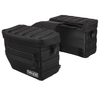 THRASHIN SUPPLY CO. Essential Saddlebags Black TSB-0006 with 10 Liter Capacity and MOLLE Attachments