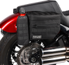 THRASHIN SUPPLY CO. Essential Saddlebags Black TSB-0006 with 10 Liter Capacity and MOLLE Attachments