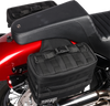 THRASHIN SUPPLY CO. Essential Saddlebags Black TSB-0006 with 10 Liter Capacity and MOLLE Attachments