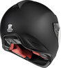 ICON Domain™ Helmet - Rubatone Large with Fog-Free Shield and Removable Liners