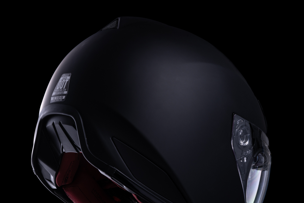 ICON Domain™ Helmet - Rubatone Large with Fog-Free Shield and Removable Liners