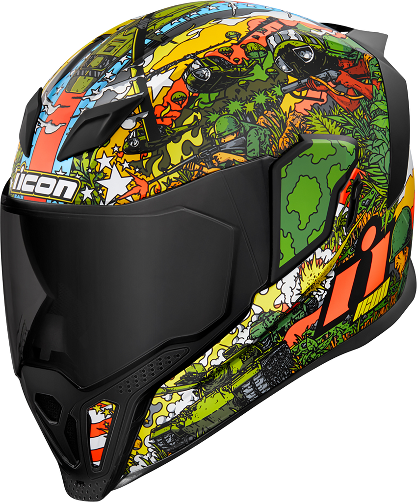 ICON Airflite™ GP23 Helmet in Green, Medium - Model 0101-15059