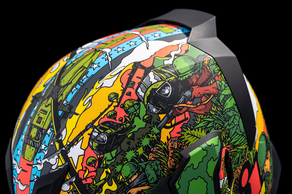 ICON Airflite™ GP23 Helmet - Green, Size Large with Fog-Free Fliteshield™ and Accessories
