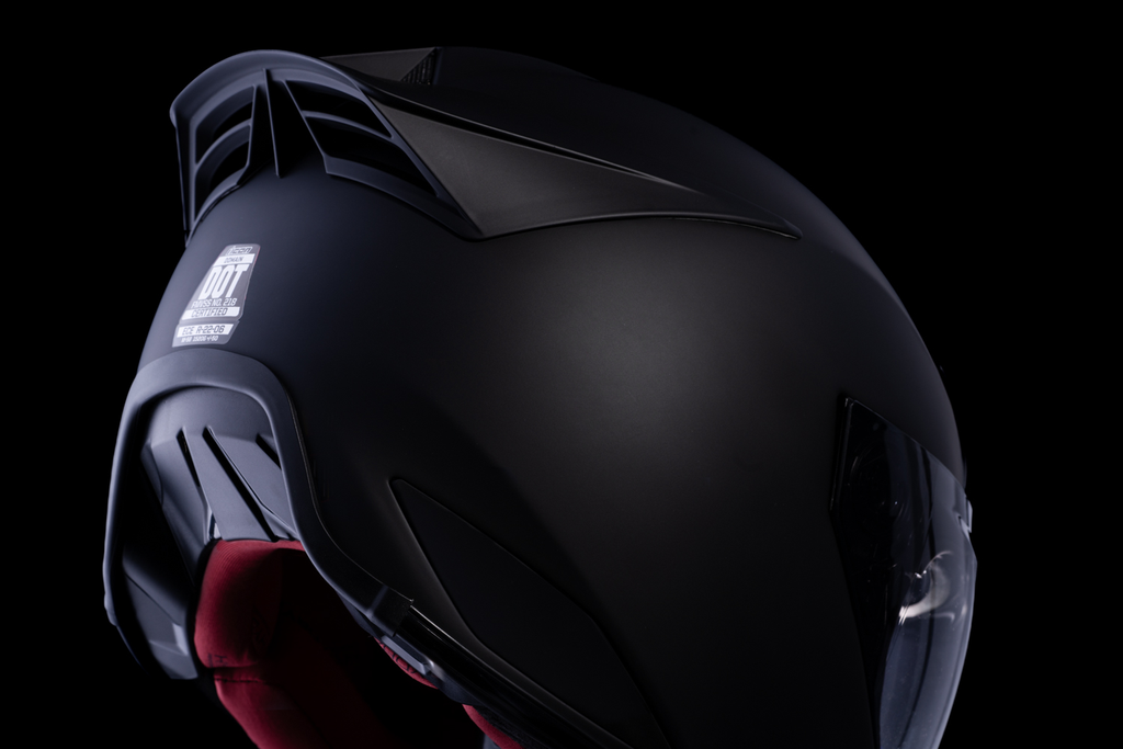 ICON Domain™ Cornelius Helmet - Rubatone Large with FRP Shell and Advanced Ventilation System