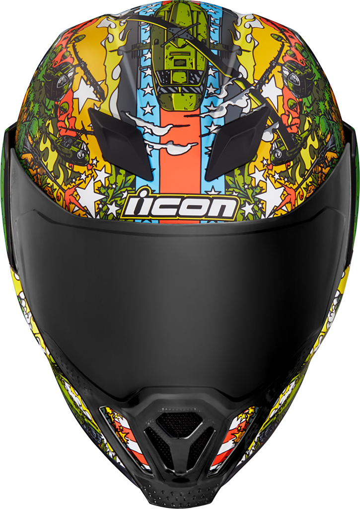 ICON Airflite™ GP23 Helmet - Green, Size Large with Fog-Free Fliteshield™ and Accessories