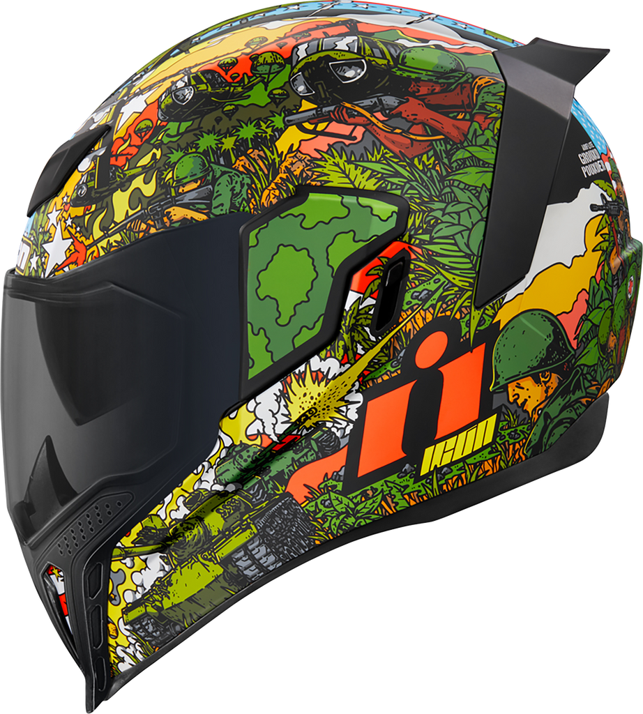 ICON Airflite™ GP23 Helmet with Fog-Free Fliteshield™ and DropShield™ – Green, XL