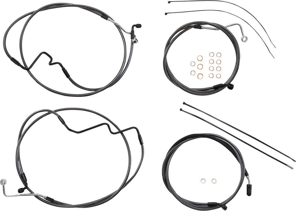 MAGNUM SHIELDING Viking Warrior Handlebar Kit - 14" - Black Pearl* 48887-714 - Team Dream Rides