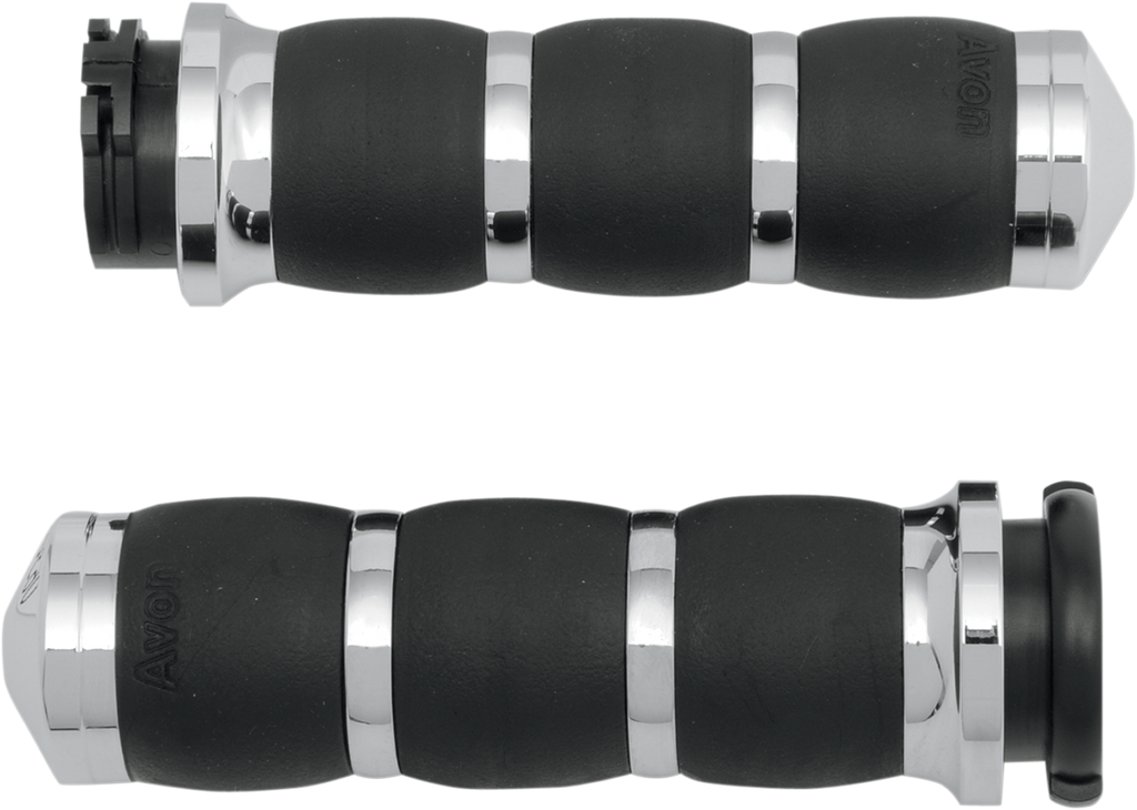 AVON GRIPS 3-Ring Velvet Air Grips - Chrome AIR-93 by Avon Grips