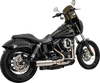 BASSANI XHAUST 2-into-1 Ripper Exhaust System with Super Bike Muffler - Stainless Steel 1D7SS