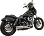 BASSANI XHAUST 2-into-1 Ripper Exhaust System with Super Bike Muffler - Stainless Steel 1D7SS