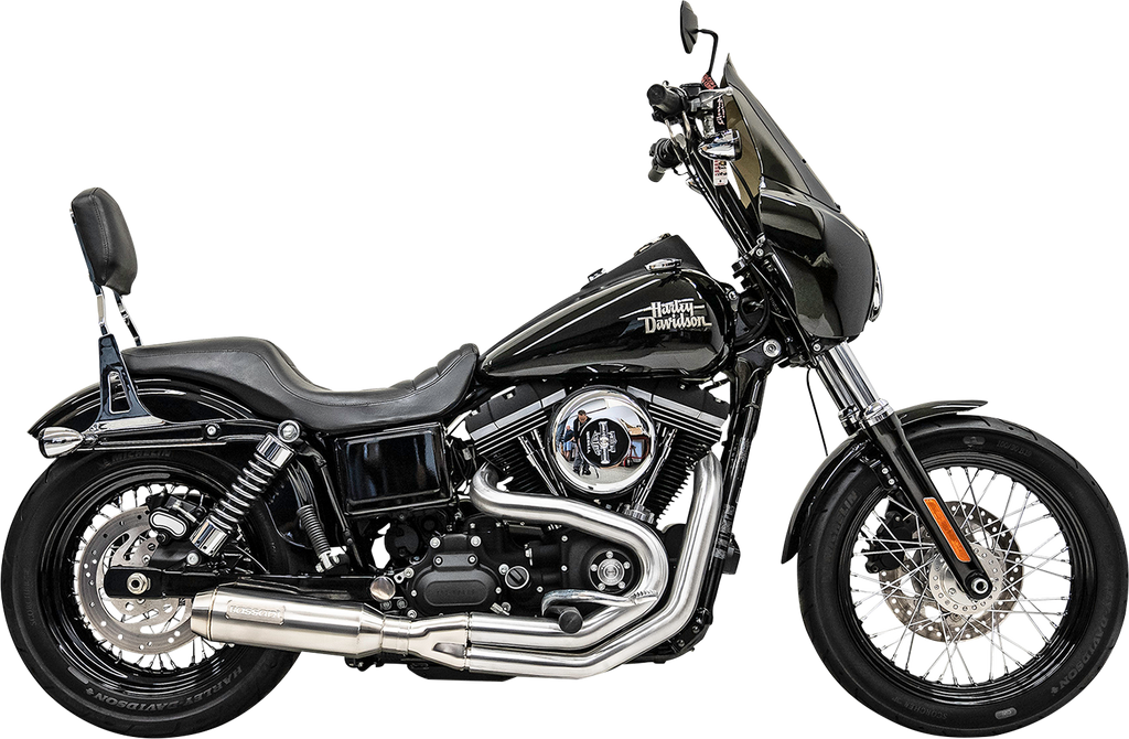 Bassani Xhaust 1D4SS 2-Into-1 Mid-Length Super Bike Exhaust System for Dynas and Forward Controls