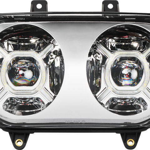 CUSTOM DYNAMICS LED Headlight for Harley-Davidson Road Glide - Chrome (Part # CD-RG-H-C)