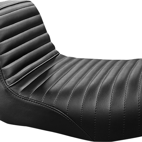LE PERA Kickflip Seat - Pleated Black - FL '97-'07 - Part Number LH-597PT - Team Dream Rides