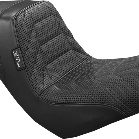 LE PERA Kickflip Seat - Track Pleat - Black for '18-'23 | Part LYR-590TRKPT - Team Dream Rides