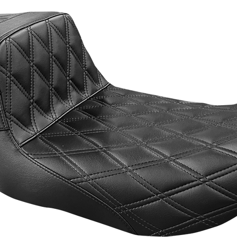 LE PERA Tailwhip Seat - Double Diamond - Black - FL '97-'07 LH-587DD - Team Dream Rides