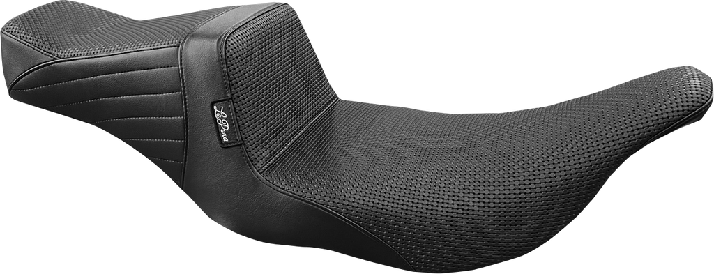 LE PERA Tailwhip Seat - Basketweave - Black - FL '97-'07 LH-587BW - Team Dream Rides