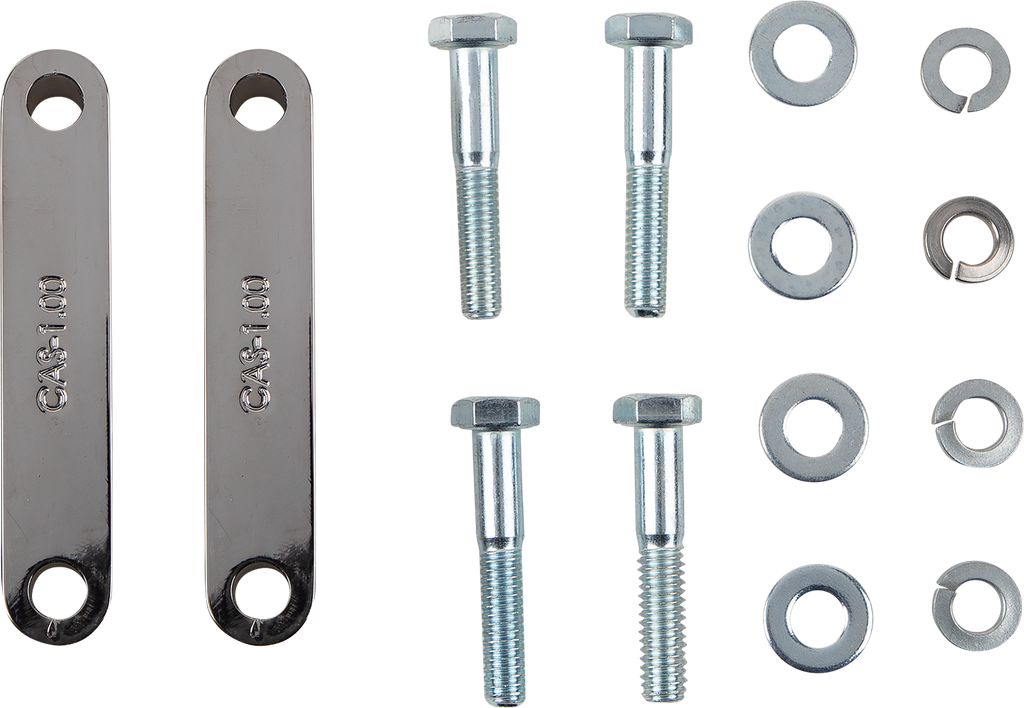 PAUL YAFFE BAGGER NATION Cafe Front Fender - 21" - Chrome Spacers PYO:CAFE-21-13E-C-C - Team Dream Rides